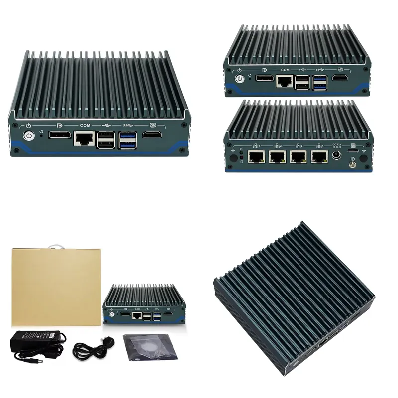 Pfsense Firewall Router 2.5G 4 I226 - Mini PC Industrial Sin Ventilador con