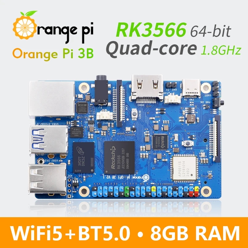 Orange Pi 3B 8GB 4GB 2GB RAM R - Rockchip Rk3588 Development Board reseña y precio