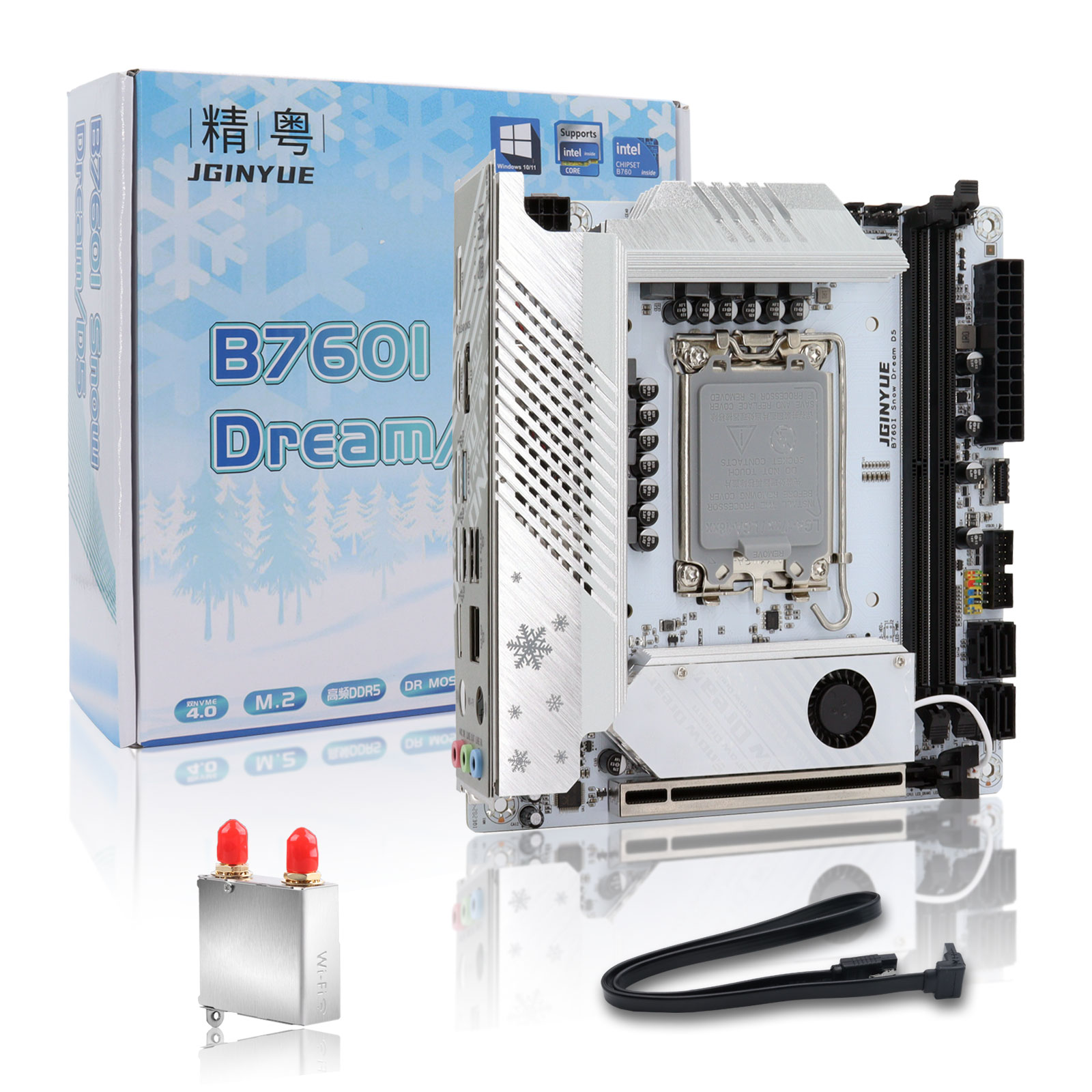 JGINYUE B760i ddr5 mini itx pl - Lga1700 Itx Motherboard Ddr5 reseña y precio