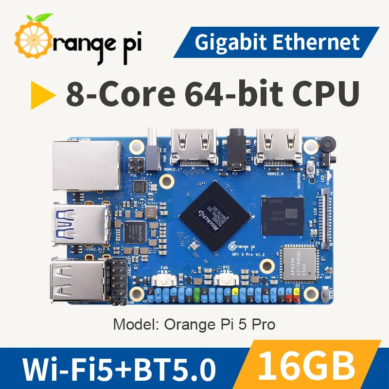 Orange Pi 5 Pro 16GB RAM Rockc - Orange Pi 5 Plus 16Gb reseña y precio